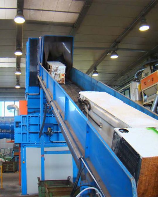 INSTALLATION DE RECYCLAGE DE RÉFRIGÉRATEURS